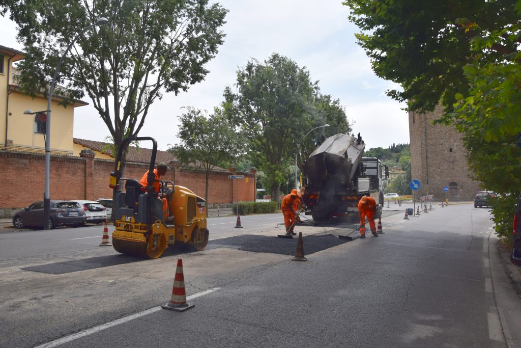 Ripristino pavimentazione con fresatura Firenze